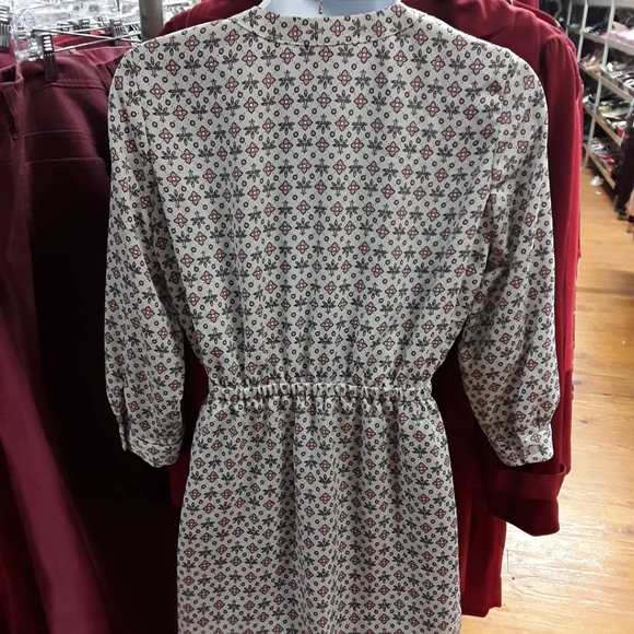 Ann Taylor Loft Floral Drawstring Shirt Dress NWT - Picture 3 of 4